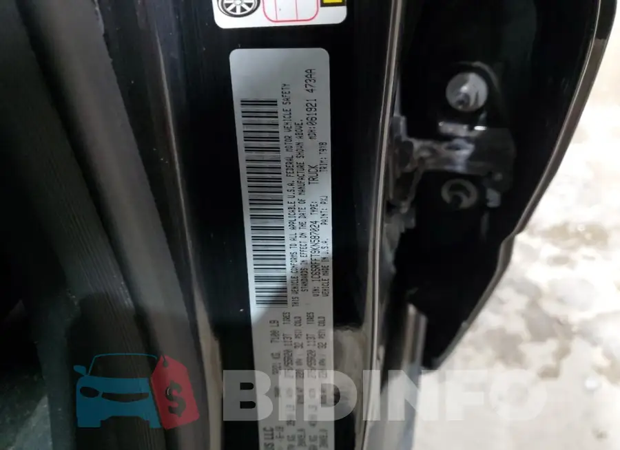 1C6SRFFT9KN587024 Photo# 12