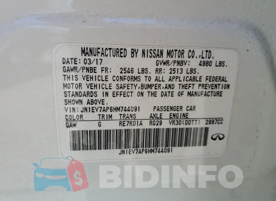 JN1EV7AP6HM744091 Photo# 13