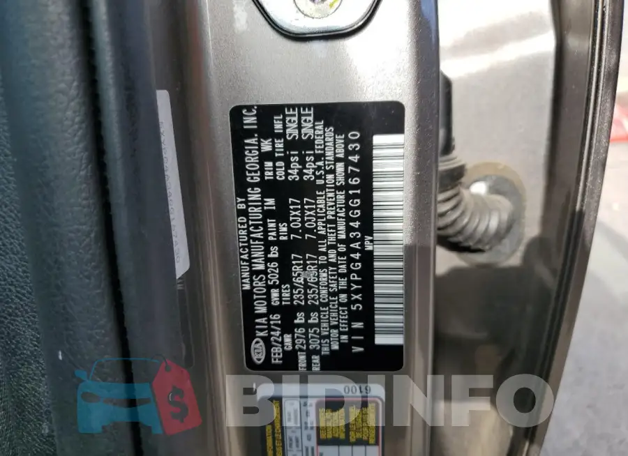 5XYPG4A34GG167430 Photo# 14