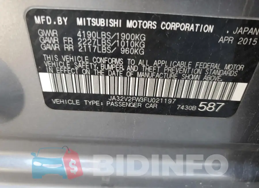 JA32V2FW3FU021197 Photo# 12