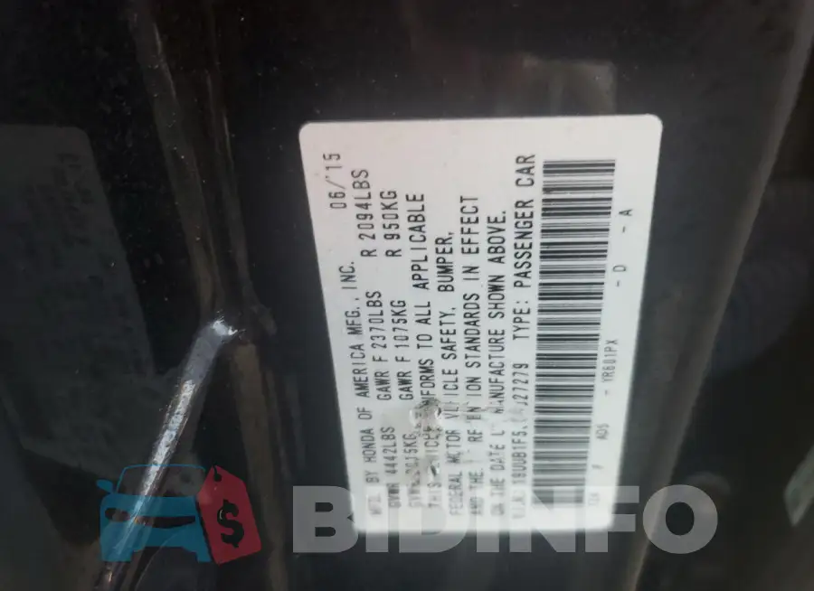 19UUB1F53FA027279 Photo# 13