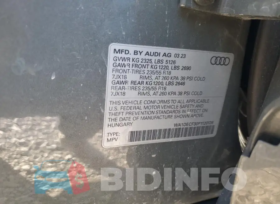 WA1DECF30P1120126 Photo# 14