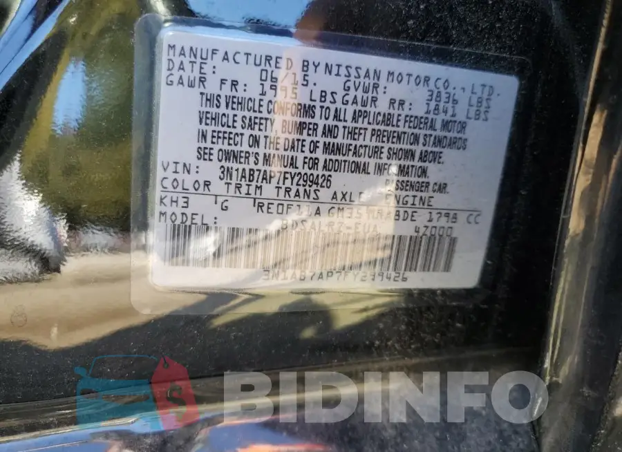 3N1AB7AP7FY299426 Photo# 12