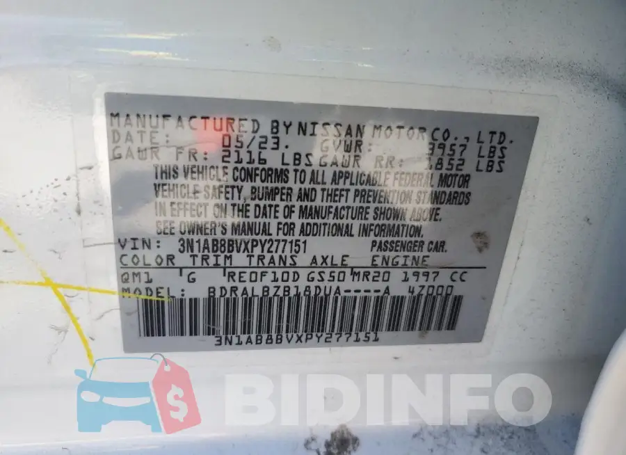 3N1AB8BVXPY277151 Photo# 12