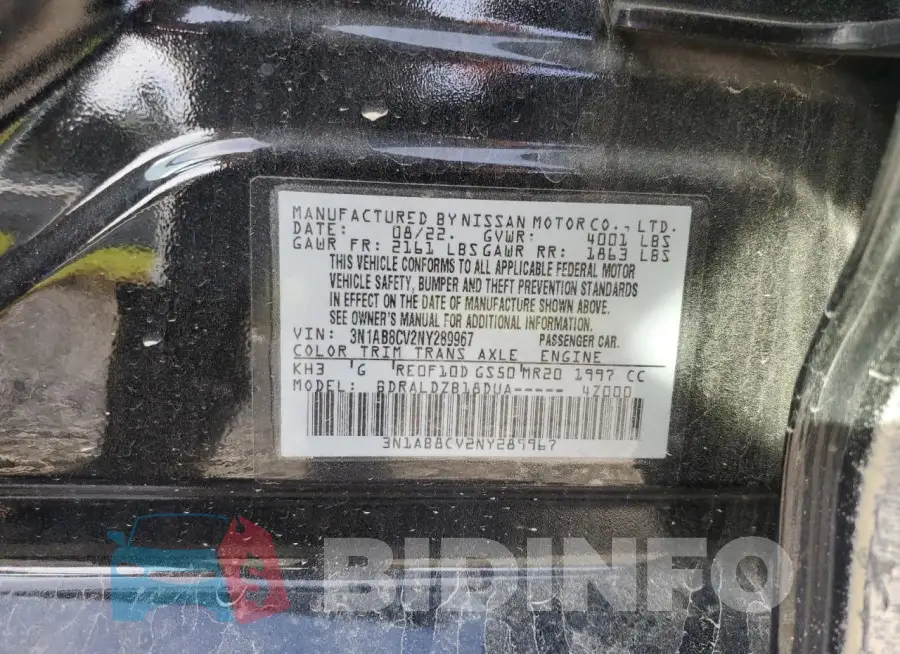 3N1AB8CV2NY289967 Photo# 13
