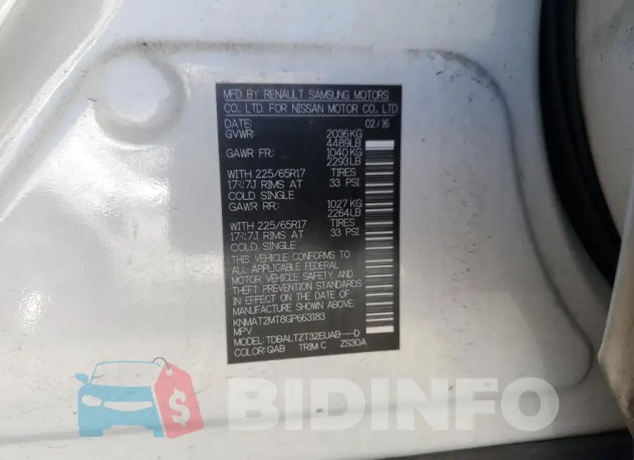 KNMAT2MT8GP663183 Photo# 13
