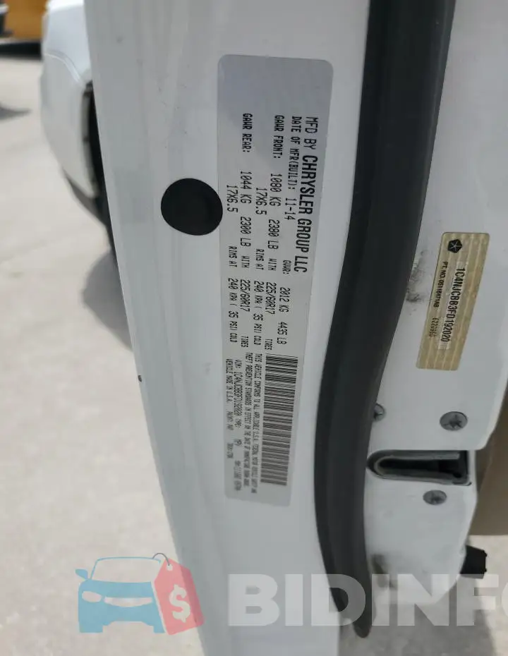 1C4NJCBB3FD192020 Photo# 12