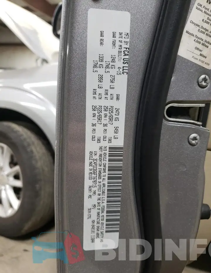 3C4PDCBG6FT678715 Photo# 14