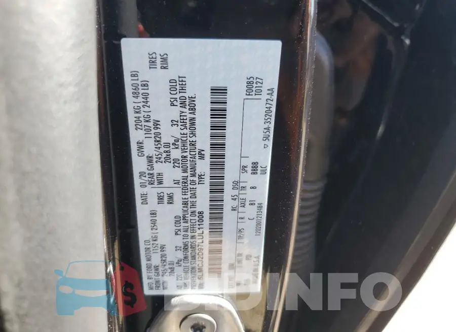 5LMCJ2D97LUL11008 Photo# 12