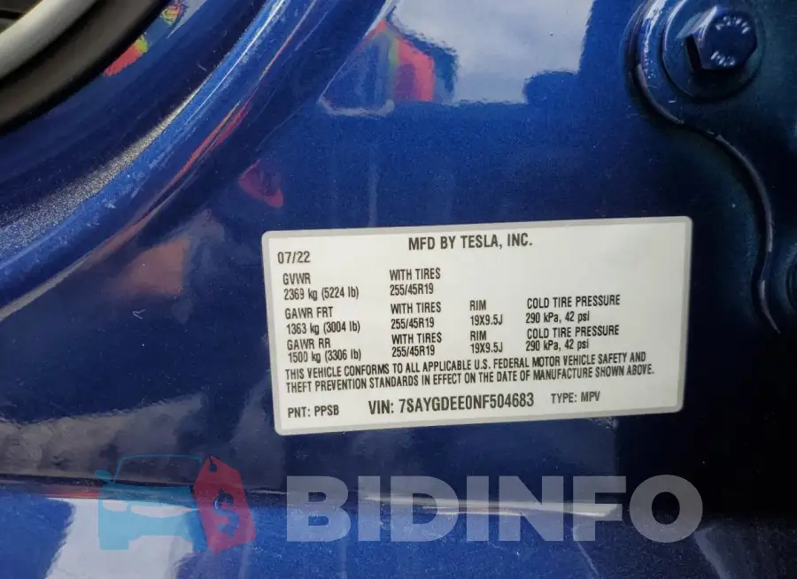 7SAYGDEE0NF504683 Photo# 13