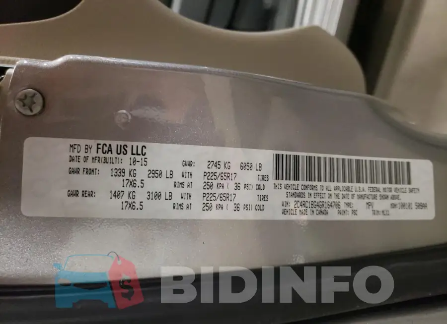 2C4RC1BG4GR164706 Photo# 13