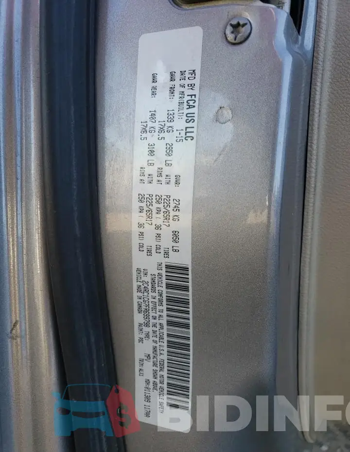 2C4RC1CG7FR699798 Photo# 13