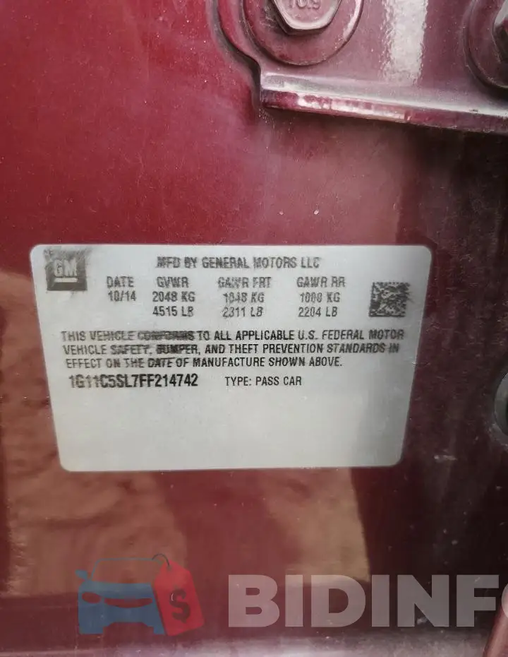1G11C5SL7FF214742 Photo# 12