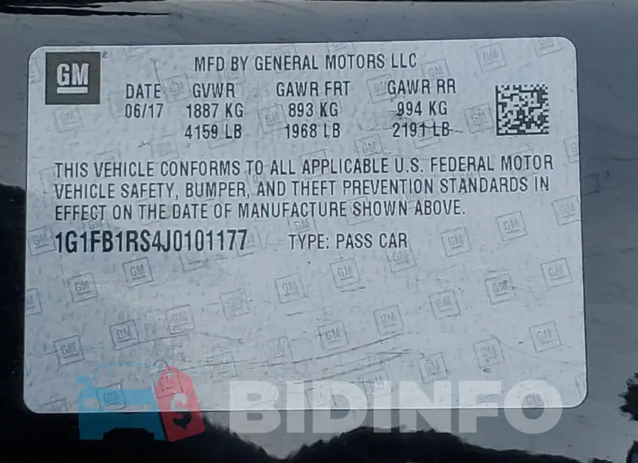1G1FB1RS4J0101177 Photo# 13