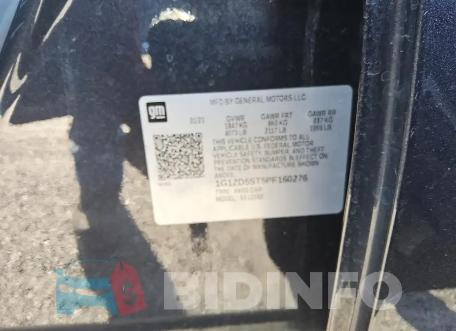 1G1ZD5ST5PF160276 Photo# 12