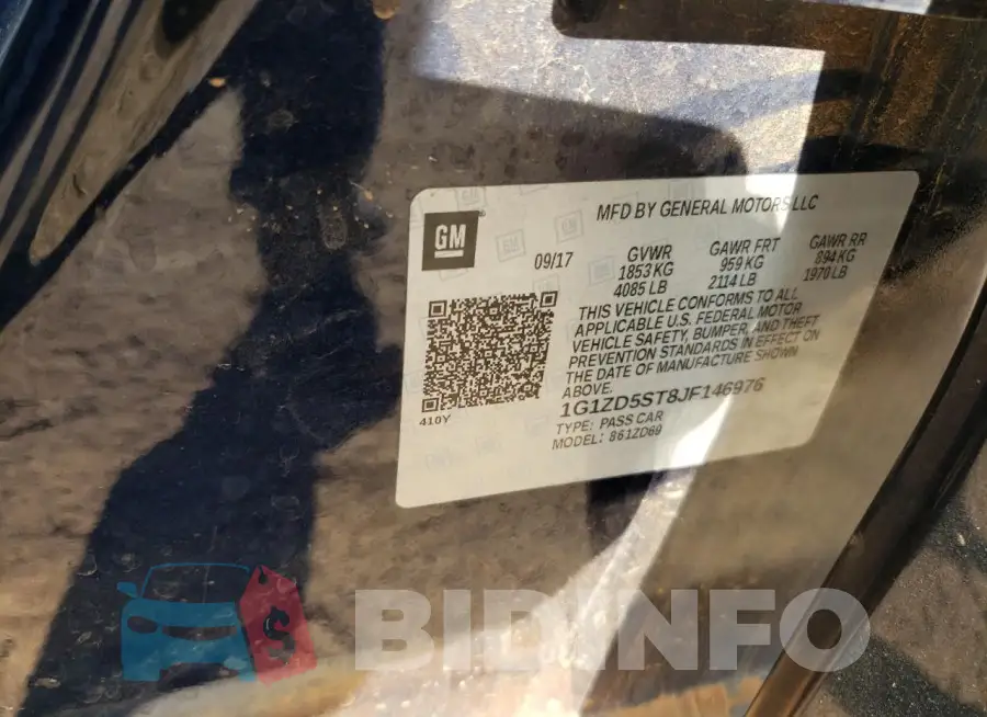 1G1ZD5ST8JF146976 Photo# 13