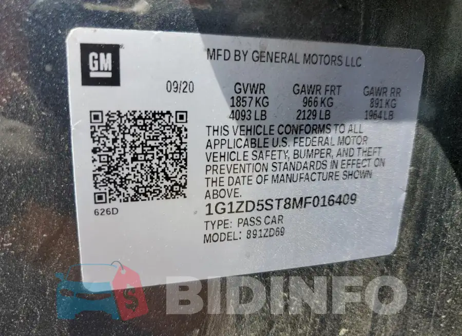 1G1ZD5ST8MF016409 Photo# 13