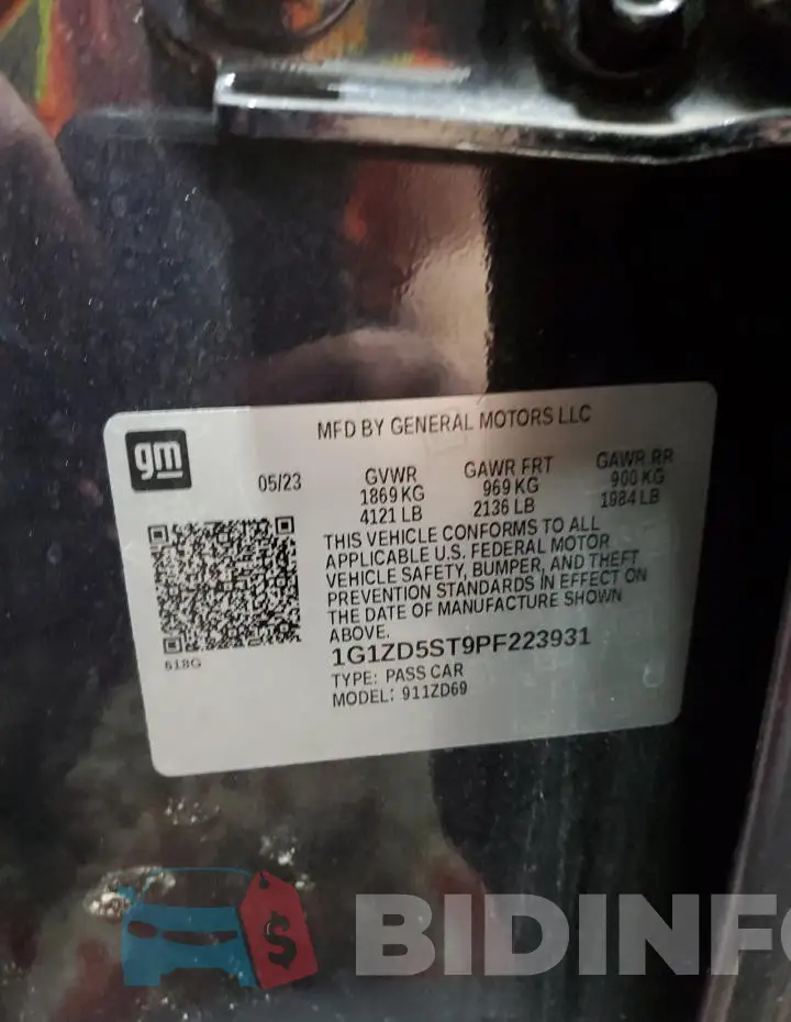 1G1ZD5ST9PF223931 Photo# 12