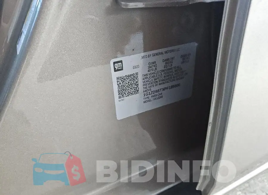 1G1ZD5STXPF189806 Photo# 13