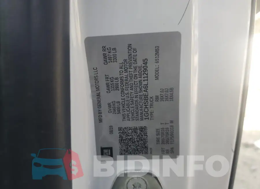 1GCHSBEA6L1129045 Photo# 12