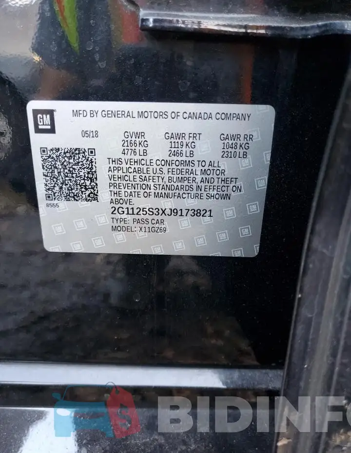 2G1125S3XJ9173821 Photo# 12