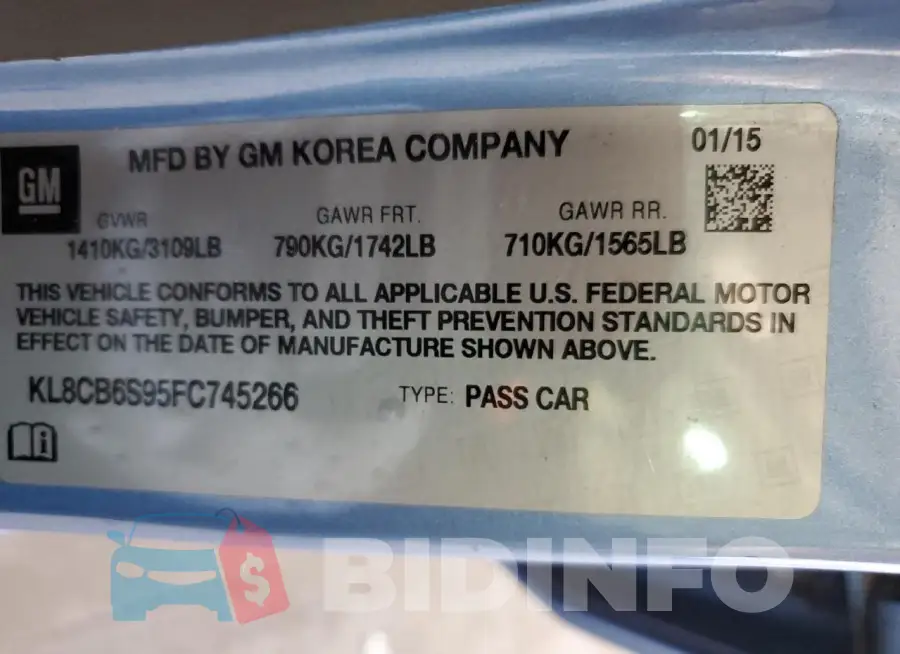 KL8CB6S95FC745266 Photo# 12