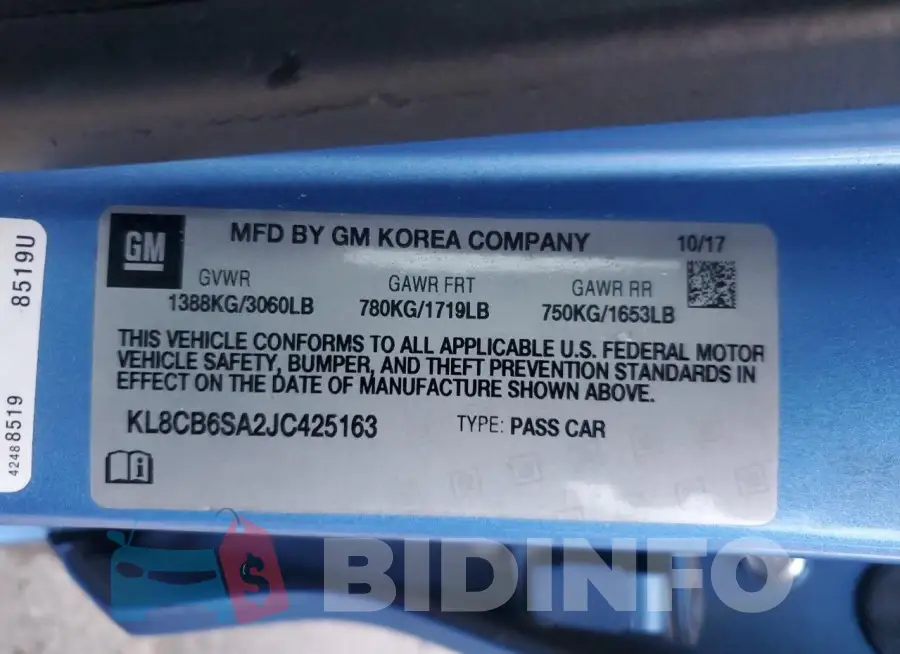 KL8CB6SA2JC425163 Photo# 12