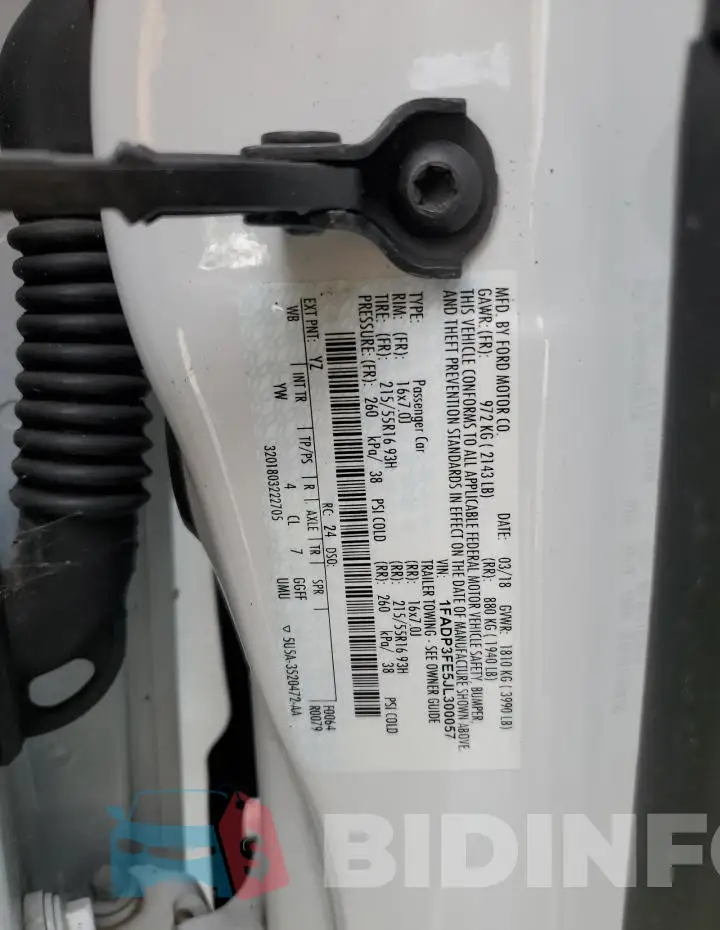 1FADP3FE5JL300057 Photo# 13