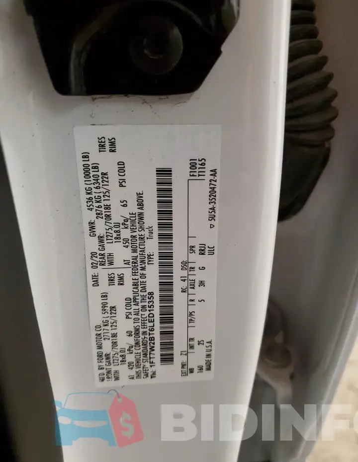 1FT7W2BT6LED15358 Photo# 12