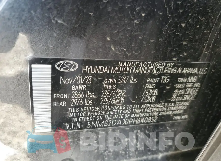 5NMS2DAJ0PH640852 Photo# 14