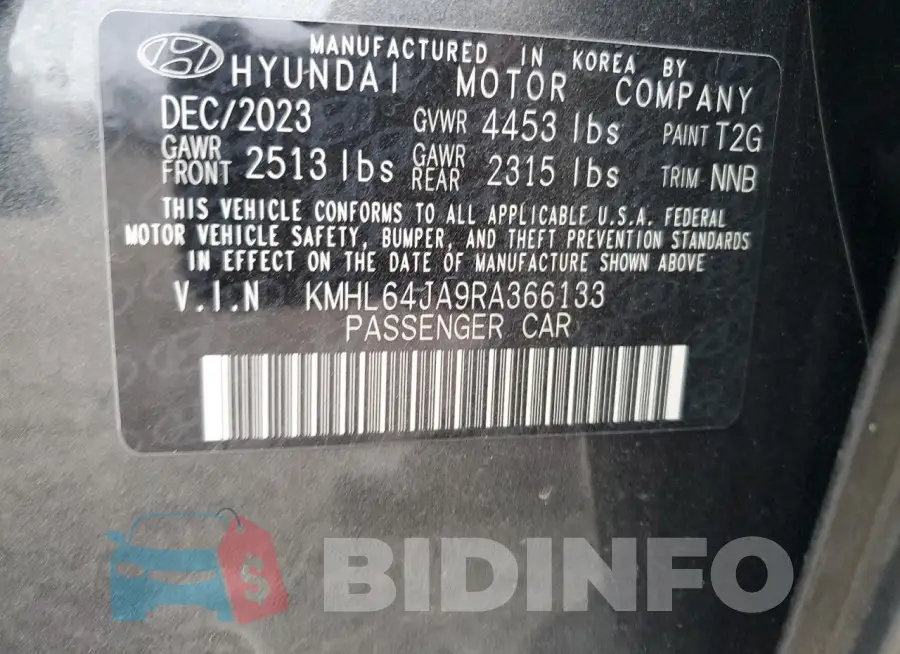 KMHL64JA9RA366133 Photo# 12