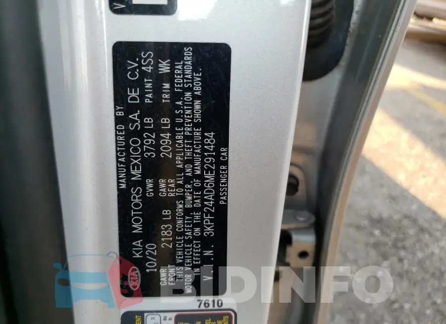3KPF24AD6ME291484 Photo# 12