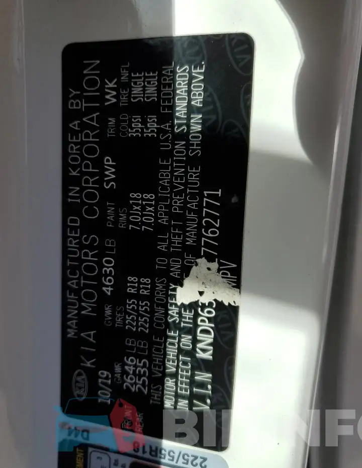 KNDP63AC8L7762771 Photo# 13