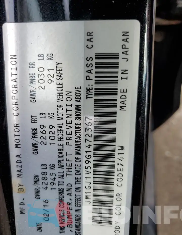 JM1GJ1V59G1472367 Photo# 13