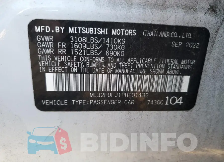 ML32FUFJ1PHF01432 Photo# 13