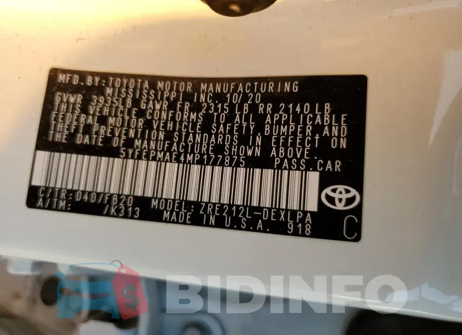 5YFEPMAE4MP177875 Photo# 13