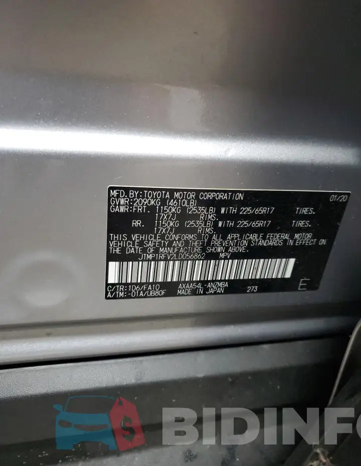 JTMP1RFV2LD056862 Photo# 14