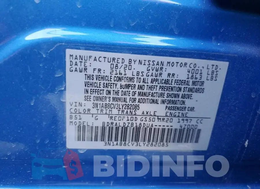 3N1AB8CV3LY282085 Photo# 12