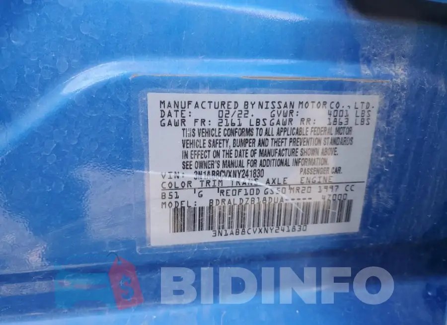 3N1AB8CVXNY241830 Photo# 13