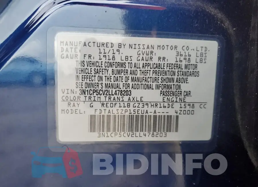 3N1CP5CV2LL478203 Photo# 12