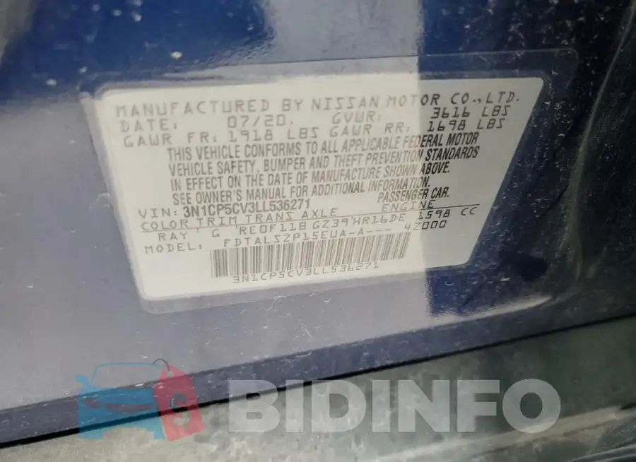 3N1CP5CV3LL536271 Photo# 12