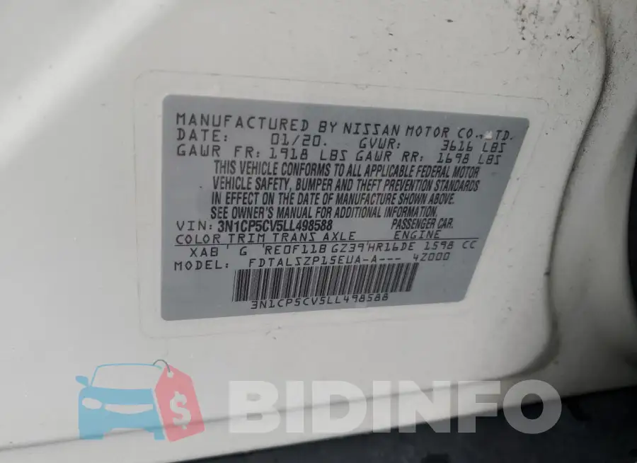 3N1CP5CV5LL498588 Photo# 14