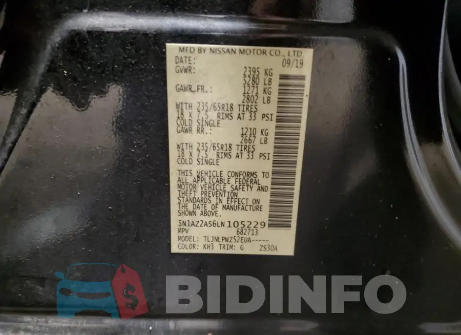 5N1AZ2AS6LN105229 Photo# 14