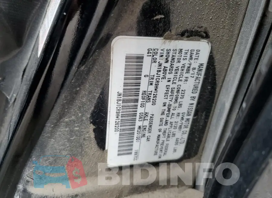 JN1BJ1CR9HW126200 Photo# 14