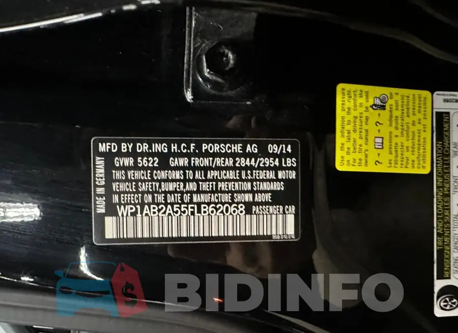 WP1AB2A55FLB62068 Photo# 10