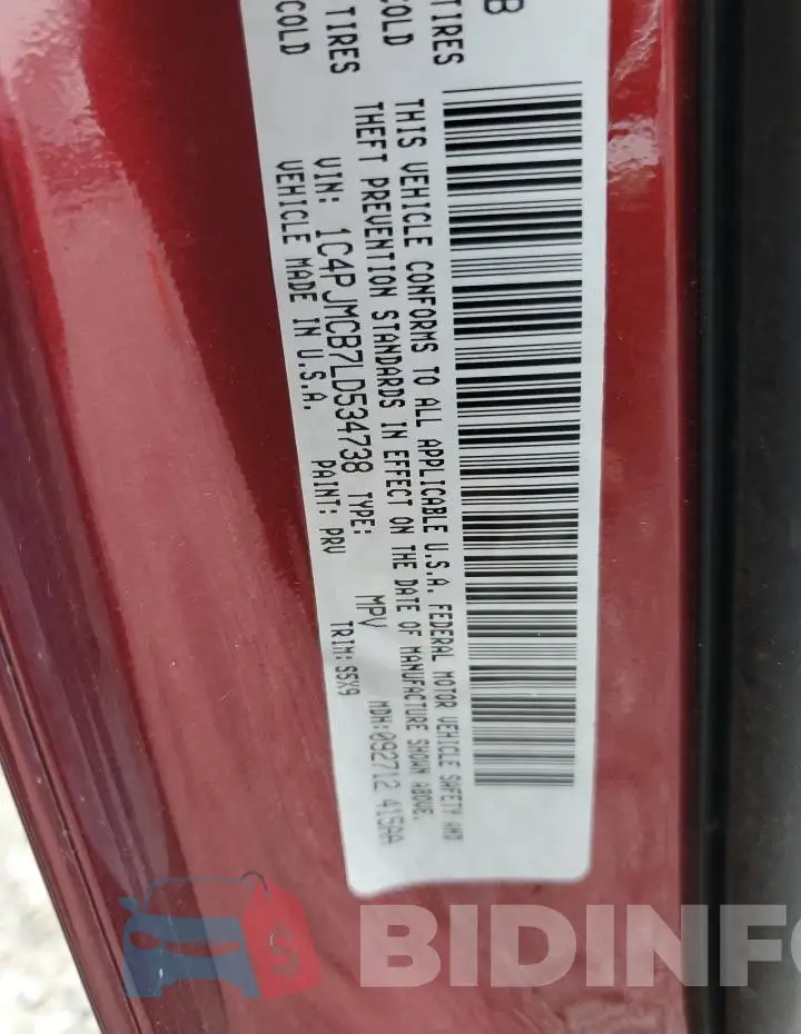 1C4PJMCB7LD534738 Photo# 14