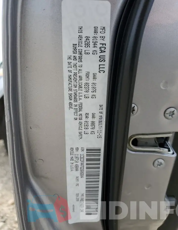 1C3CDFAA7GD606804 Photo# 12
