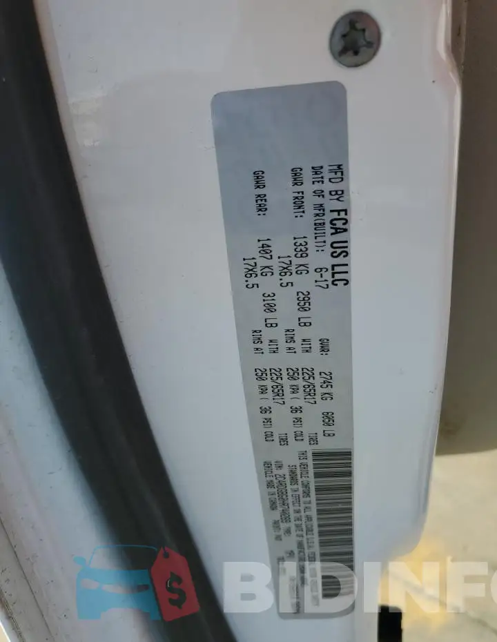 2C4RDGBG0HR740289 Photo# 12