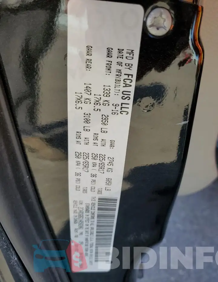 2C4RDGBG1HR582061 Photo# 13