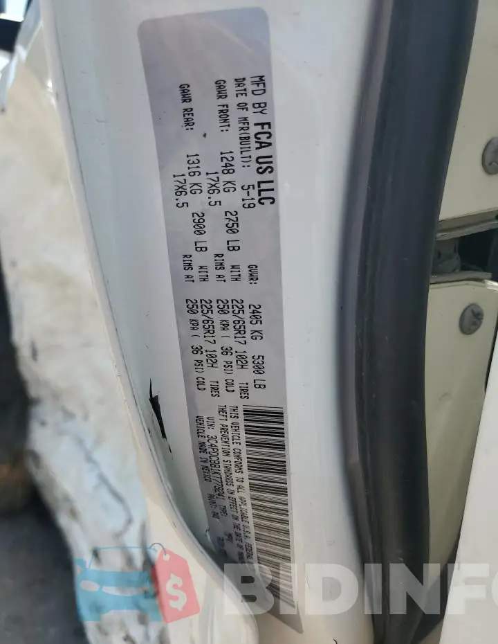 3C4PDCBB1KT779241 Photo# 13